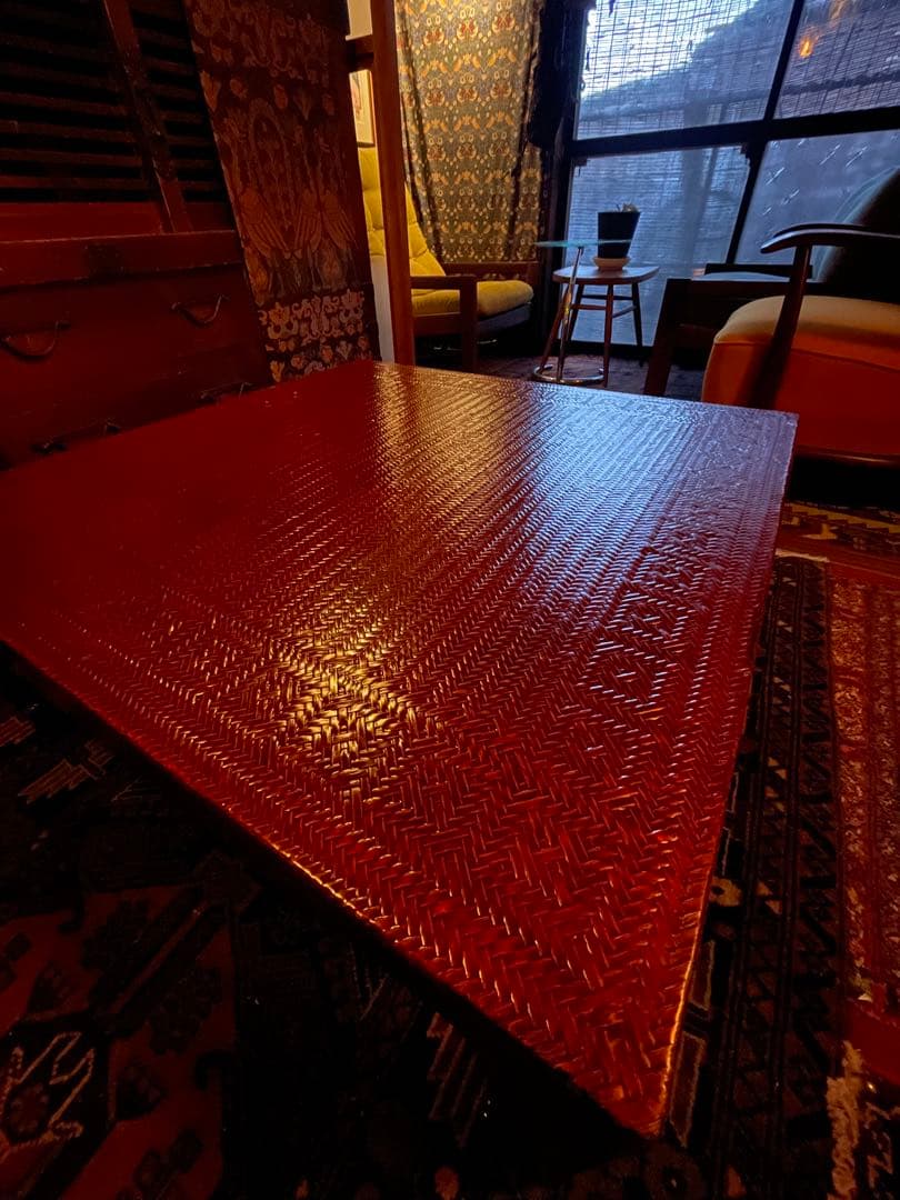 九州籃胎漆器 座卓