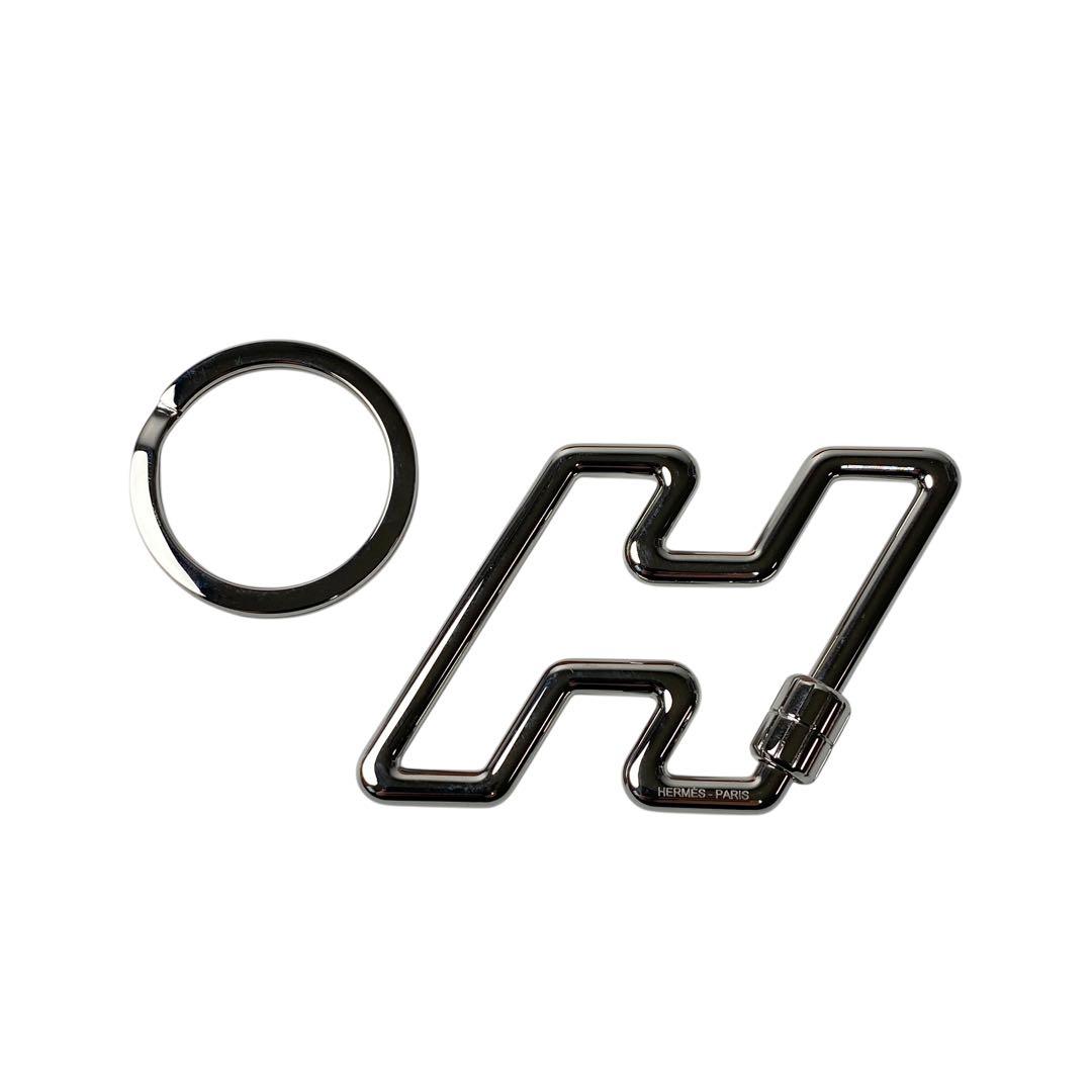 未使用 エルメスHERMES Hトゥスピード キーリング.