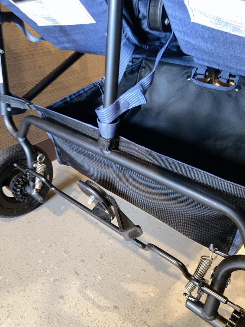 【美品】エアバギー ココダブル EX フロムバース 二人乗り 双子 ブルー