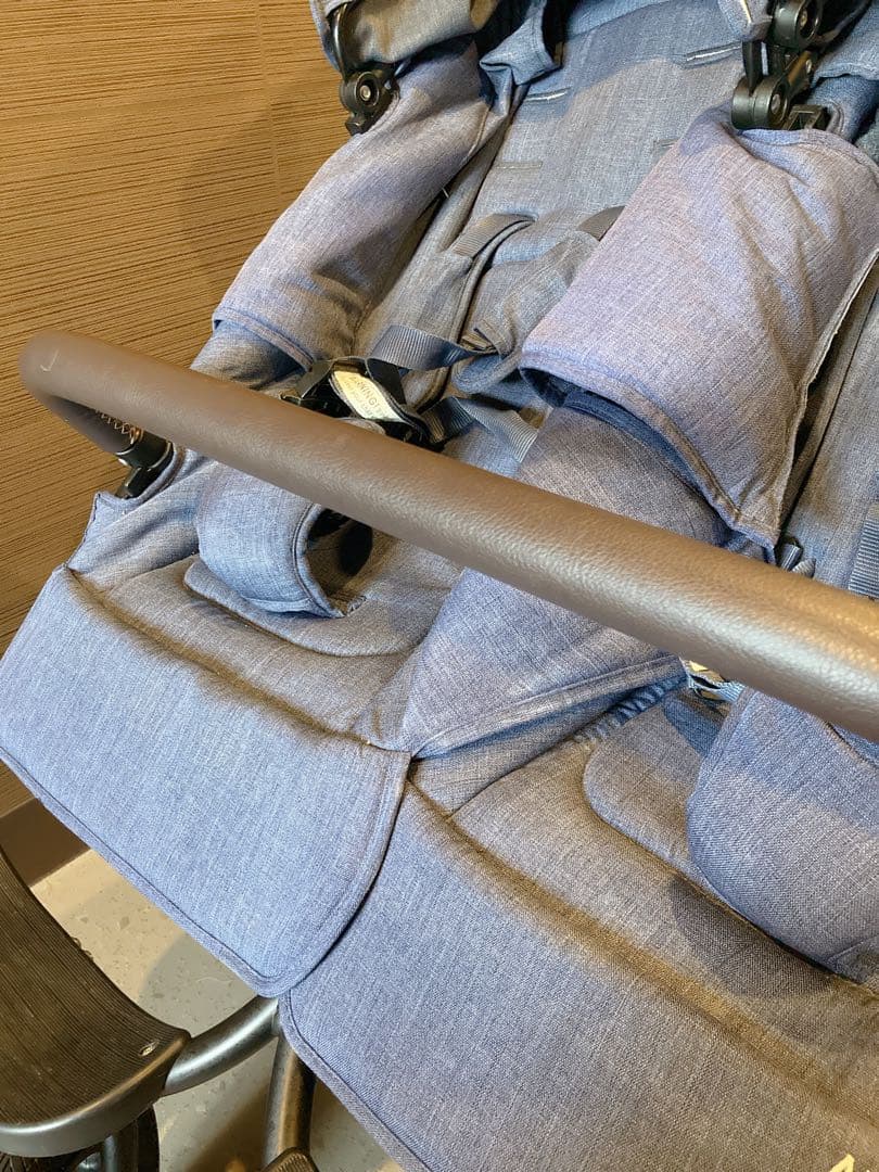 【美品】エアバギー ココダブル EX フロムバース 二人乗り 双子 ブルー