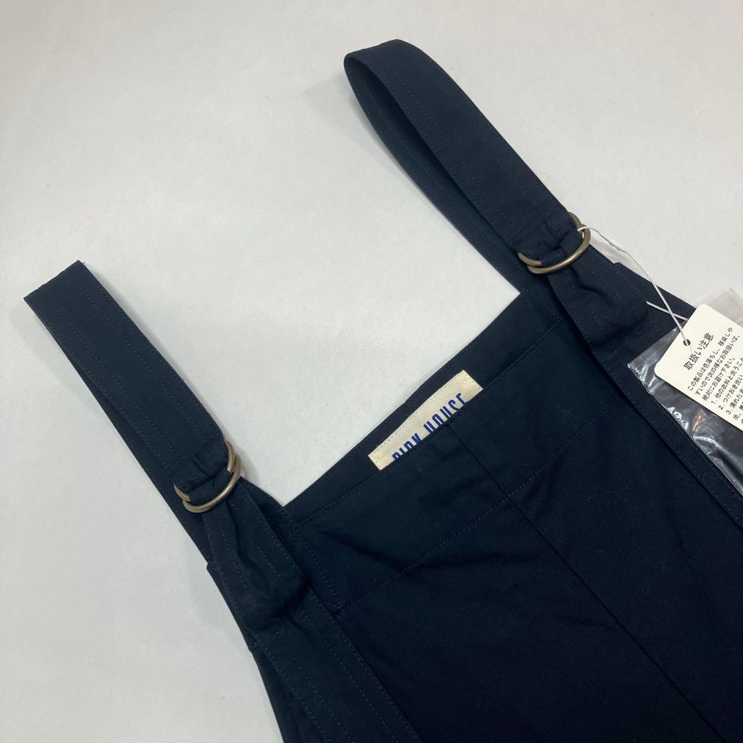 【試着のみ】ピンクハウス 黒 ロゴ刺繍使い サロペットパンツ/2023年