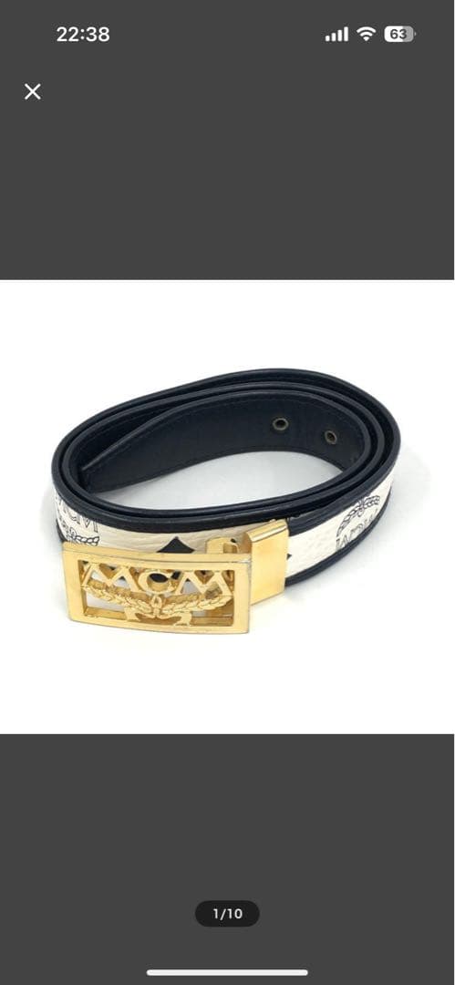 MCM ダイヤモンドパターン ベルト