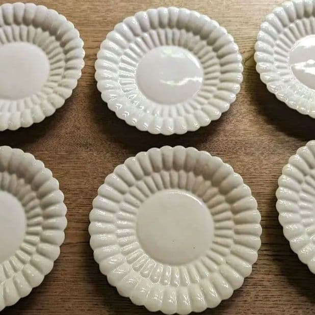 高島大樹 輪花大皿 6枚組