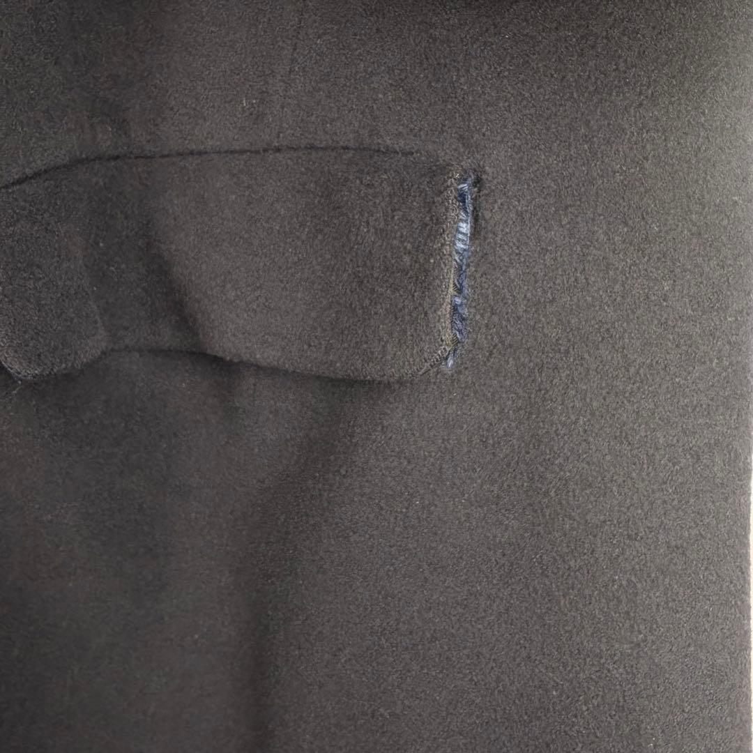 バーバリーロンドン　カシミヤ　BURBERRY バルマカーン　コート　48 紺色