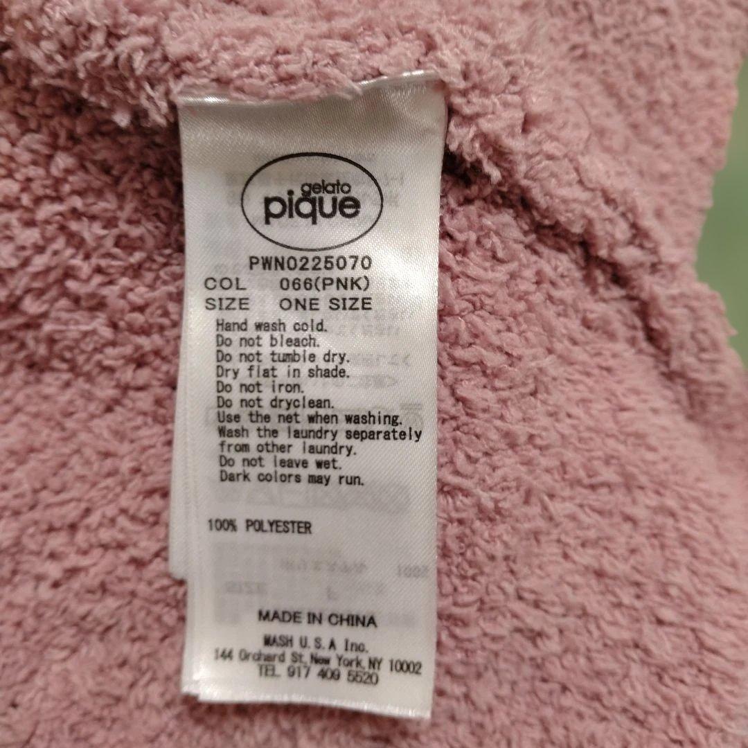 ジェラートピケ　ルームウェアーワンピースフード付きトイプードル