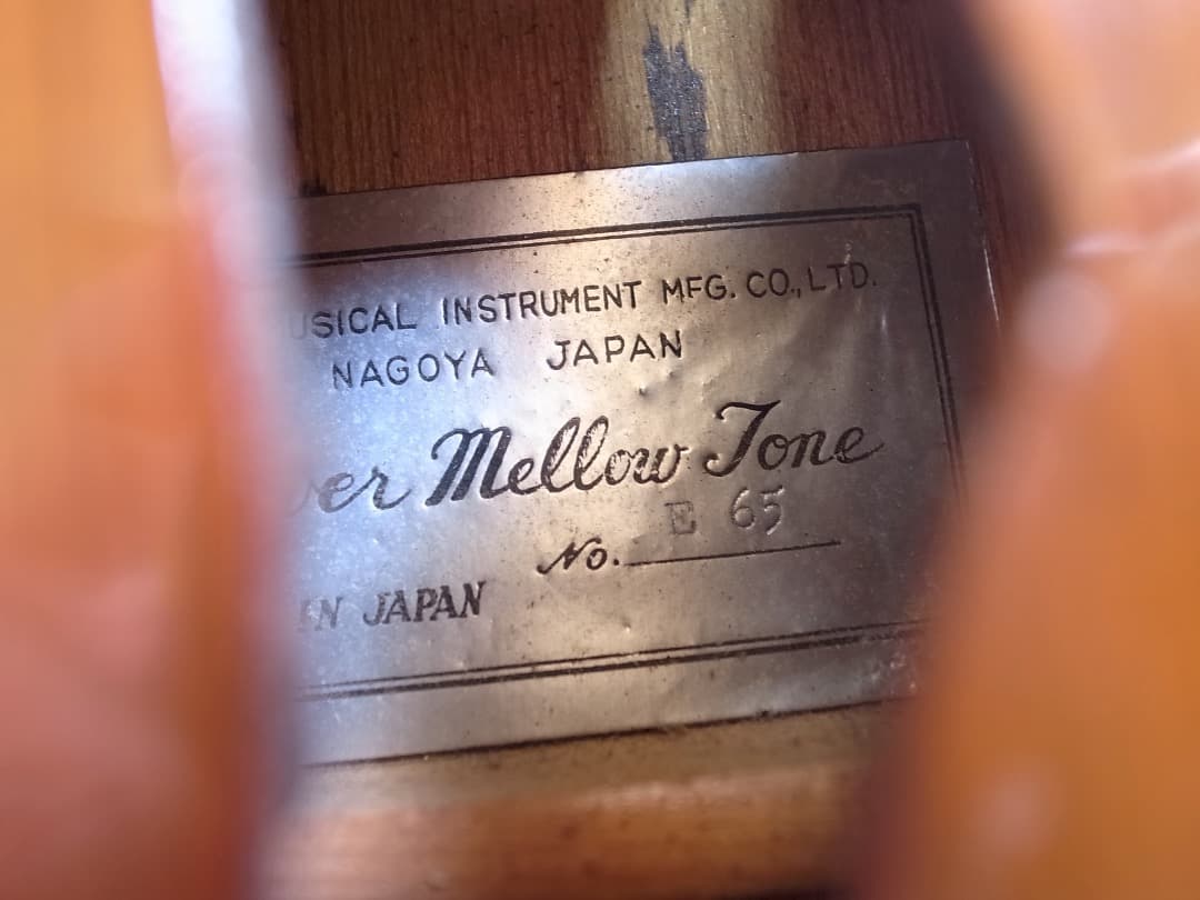 t*y様 昭和レトロ　SILVER MELLOW TONE E65 フルアコ　J