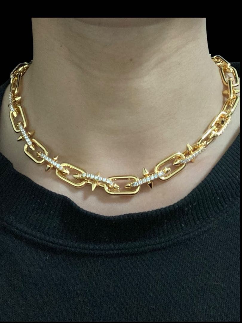 タイタンスパイク ネックレス ゴールド 登坂広臣　omi 43cm