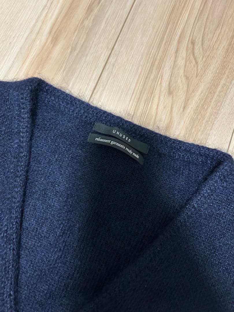 トップス UNUSED MOHAIR CARDIGAN