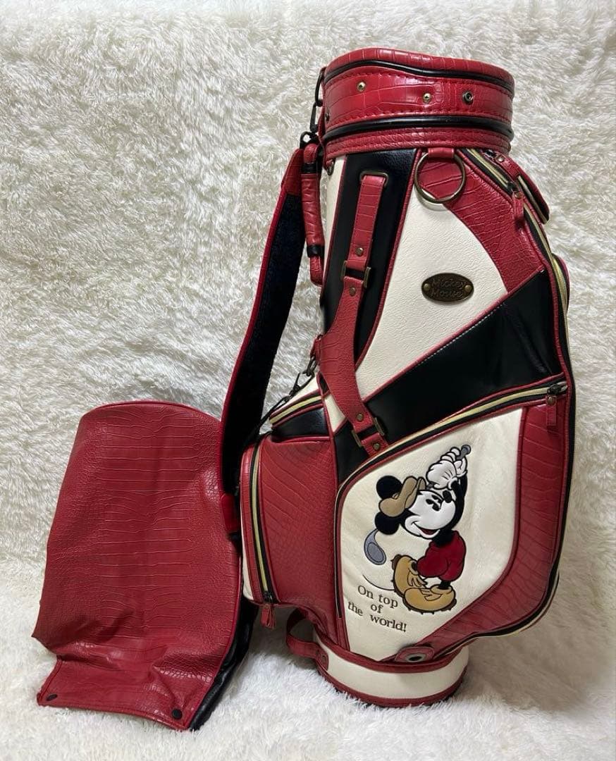 今週限定価格！Disney ミッキーキャディバッグ　ゴルフバッグ