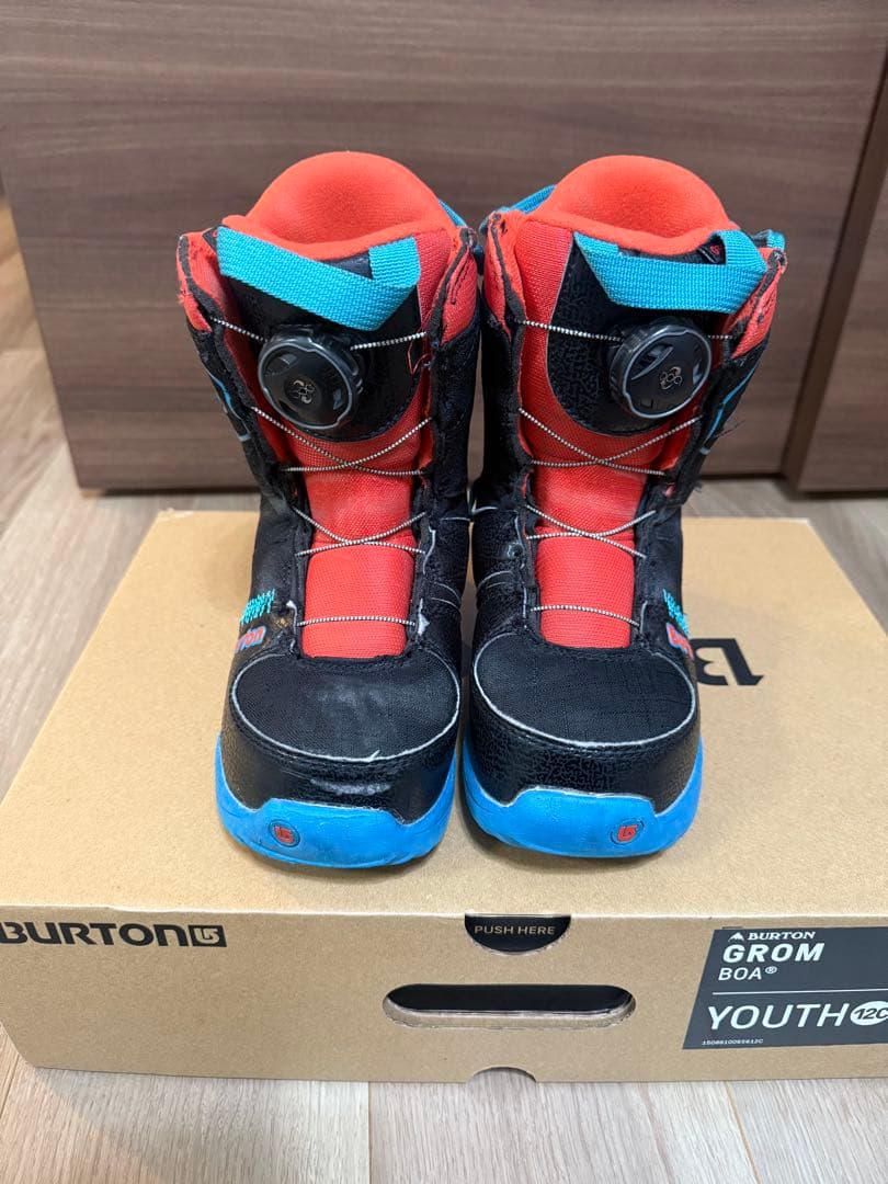 BURTON スノーボードセット 100cm ブーツ19.5cm ジュニア