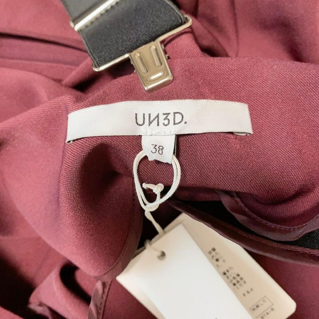 【未使用級】アンスリード サスペンダーオールインワン ボルドー タグ付き