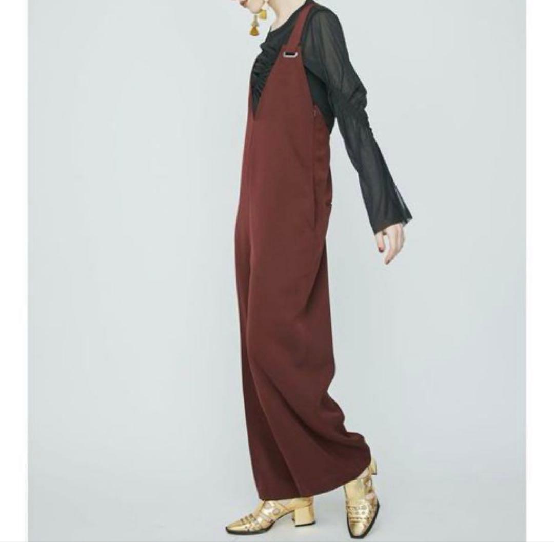 【未使用級】アンスリード サスペンダーオールインワン ボルドー タグ付き