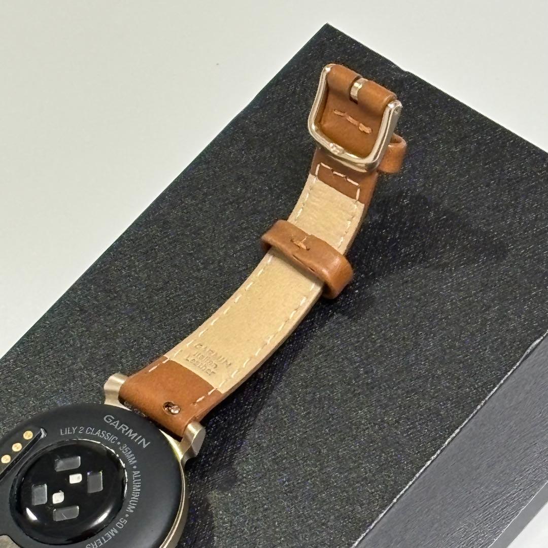 【美品】GARMIN Lily 2 Classic Tan Leather