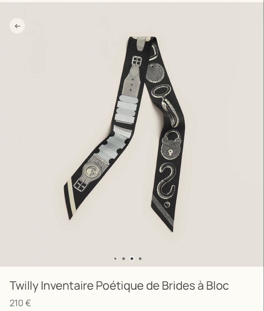 エルメス　ツイリー　2025AW 1本