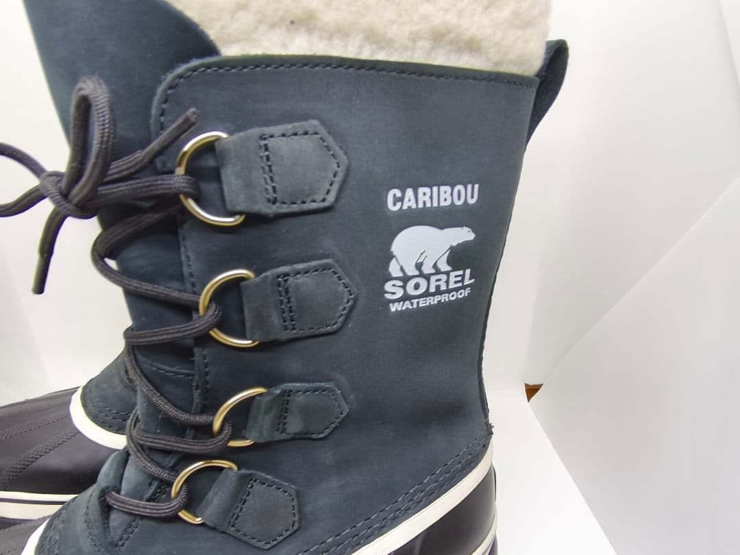 【美品】SOREL ソレル Caribou スノーブーツ レディース 24cm