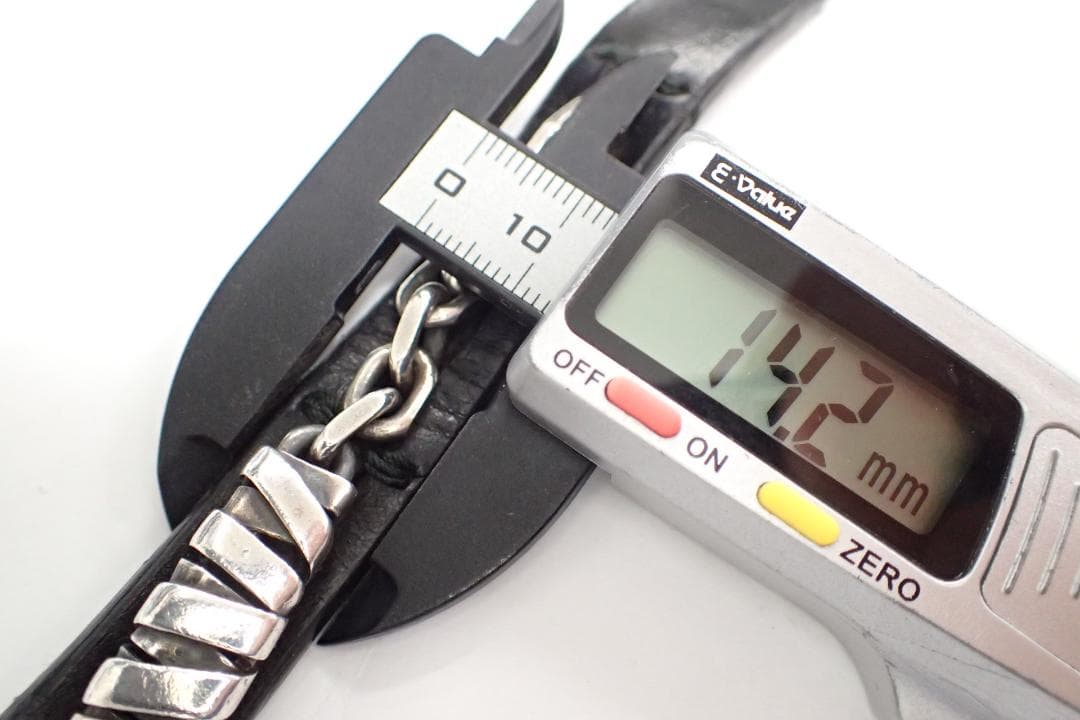 ボッテガヴェネタ Ag925 シルバー925 レザー ブレスレット