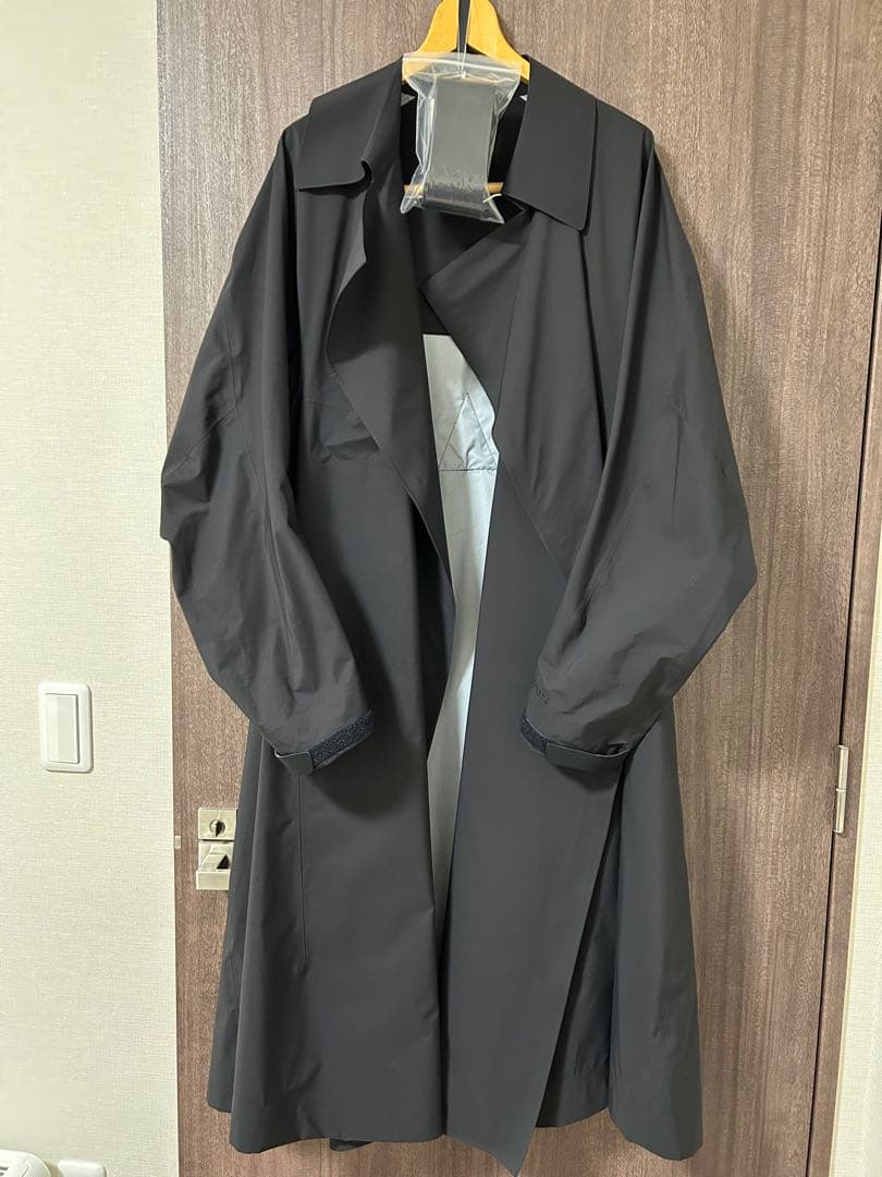 【花粉時期オススメ】Chaos カオス　シェルSPECアウターコート　ブラック