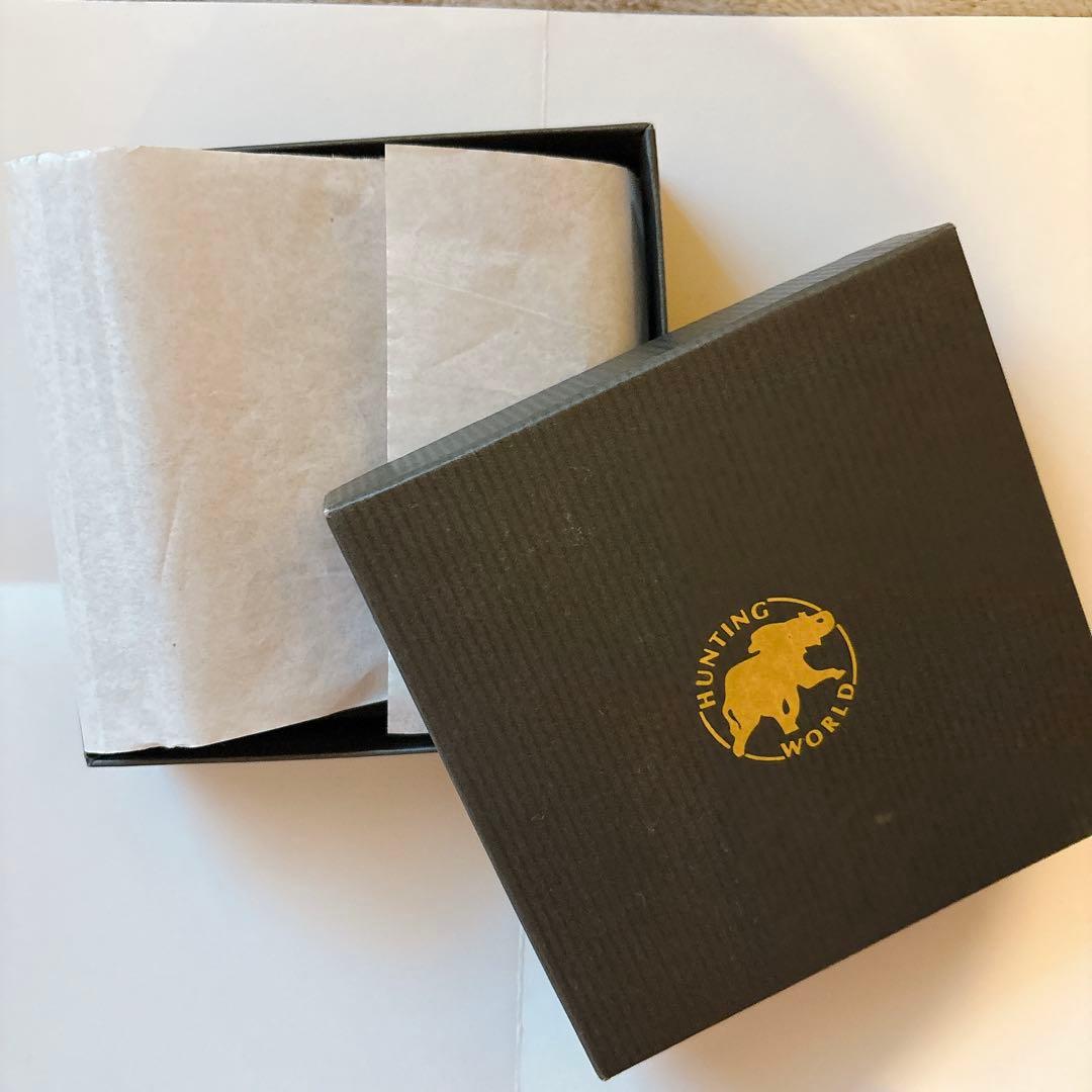 Hunting World 二つ折り財布 カーキ