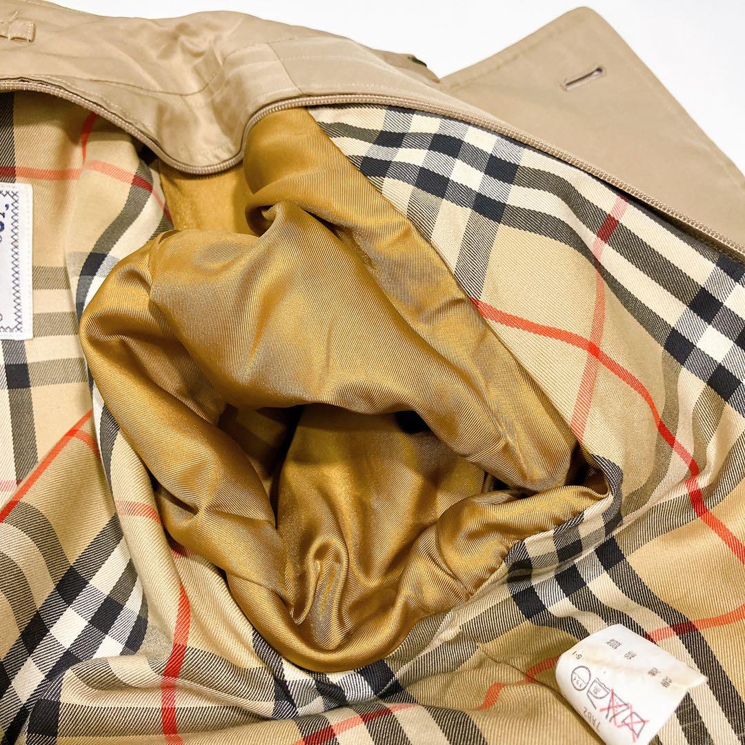 【専用品バーバリーズ　ロングダブルトレンチコート　ハニーベージュ　ノバチェ