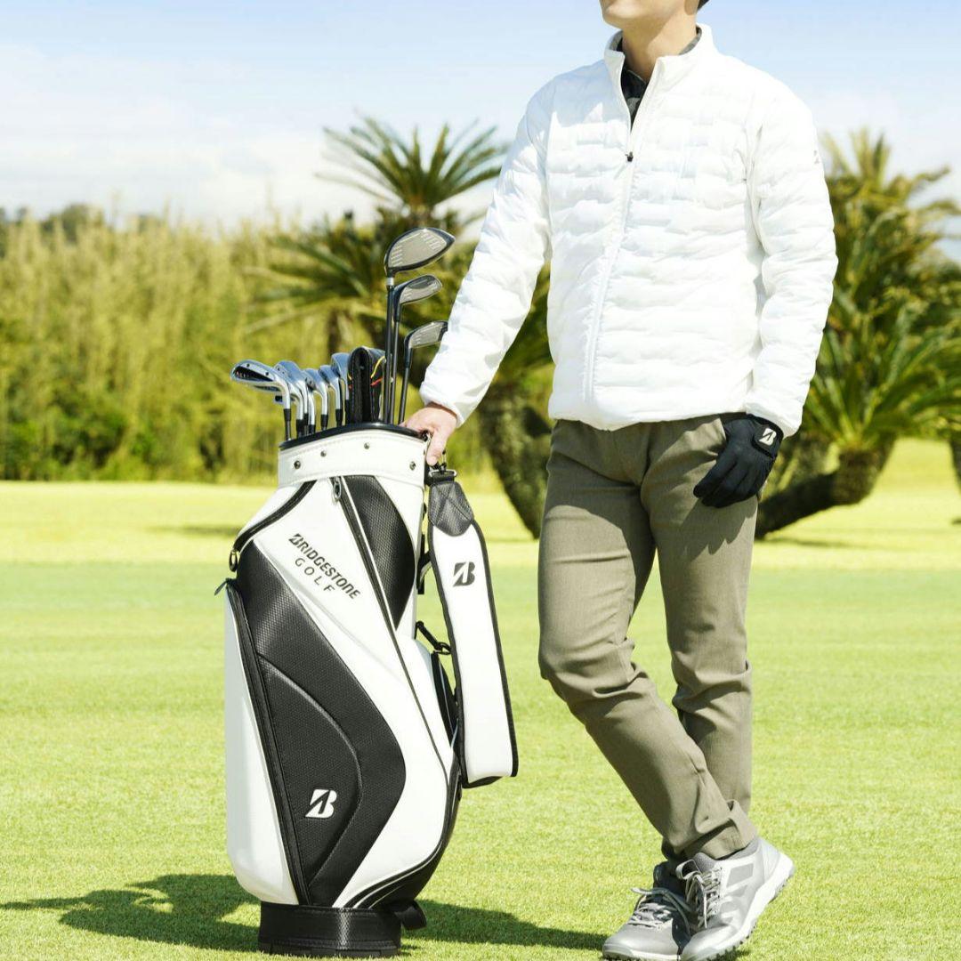 新品未使用⭐25年モデル ブリヂストンゴルフ 中綿ブルゾンLL/ダウンジャケット