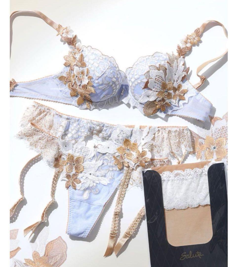 サルート 02 プレステージ 新品タグ付 P-upブラTバックM H65 PU