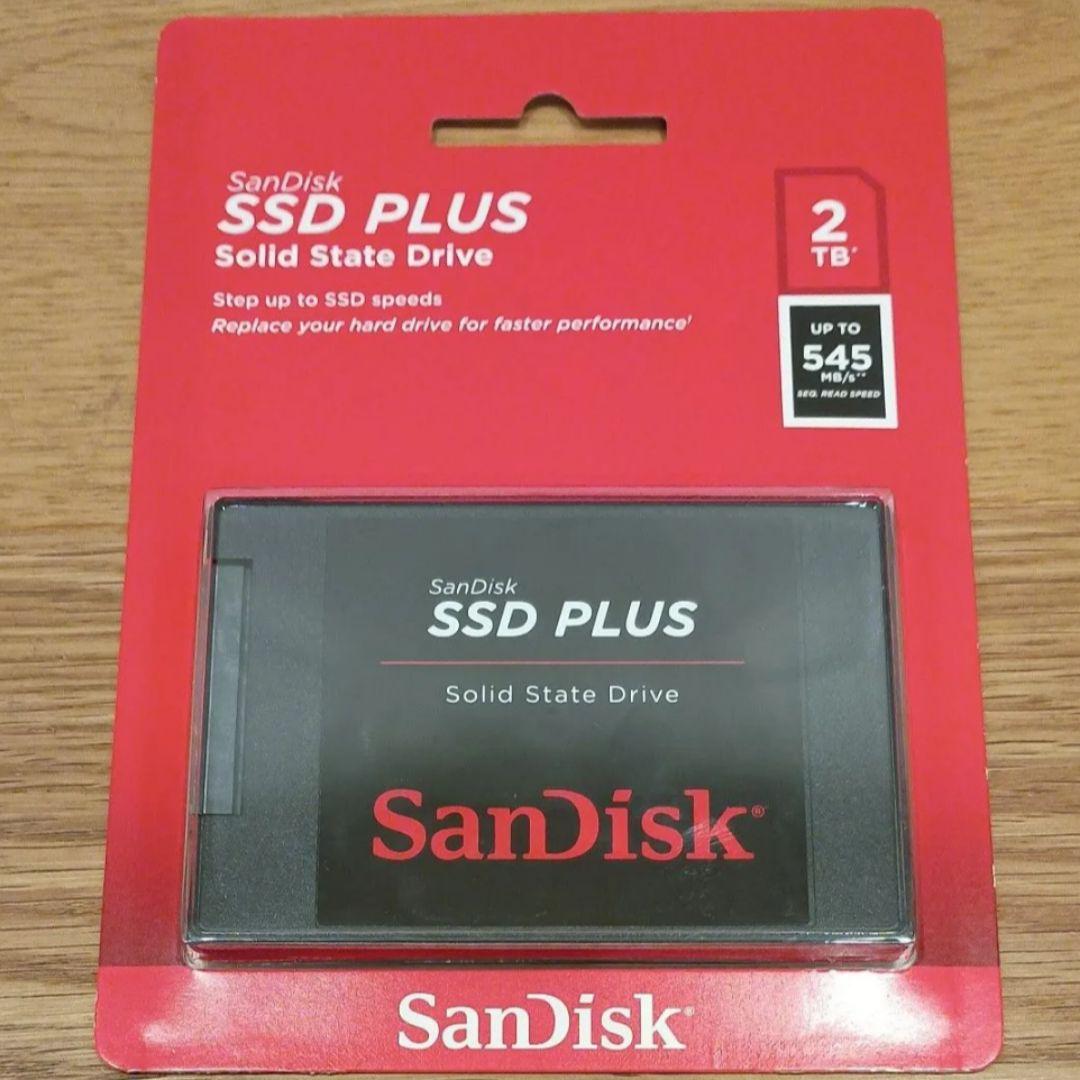 SanDisk SSD PLUS 2TB 2.5インチ SATA