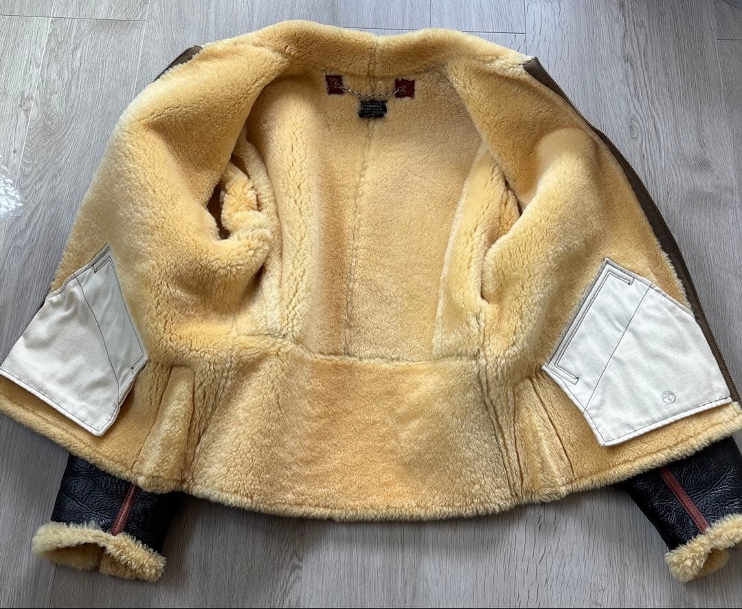 美品　BUZZ RICKSON’S B-6 フライトジャケット 羊革 40R