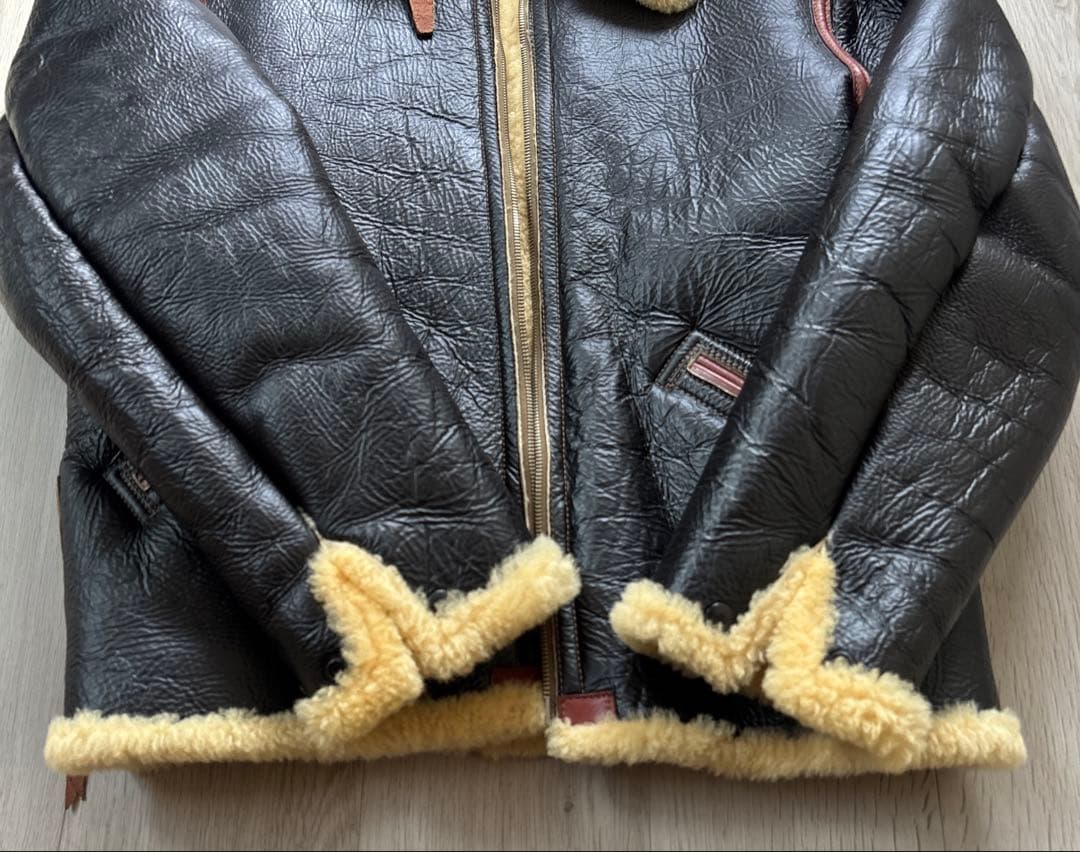 美品　BUZZ RICKSON’S B-6 フライトジャケット 羊革 40R