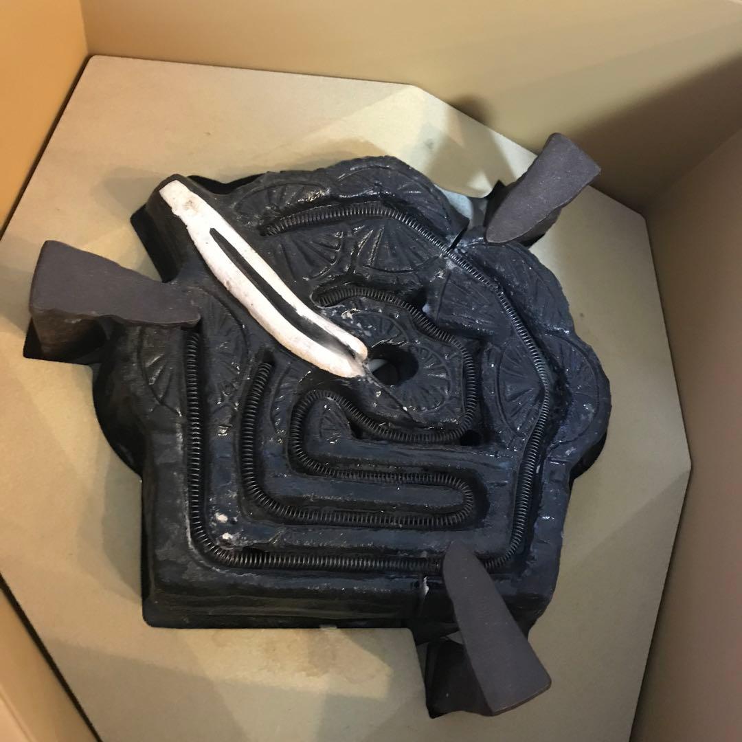 野々田式　電熱式煖炉　炭型ヒーター　埋め込みタイプ　茶道具　囲炉裏