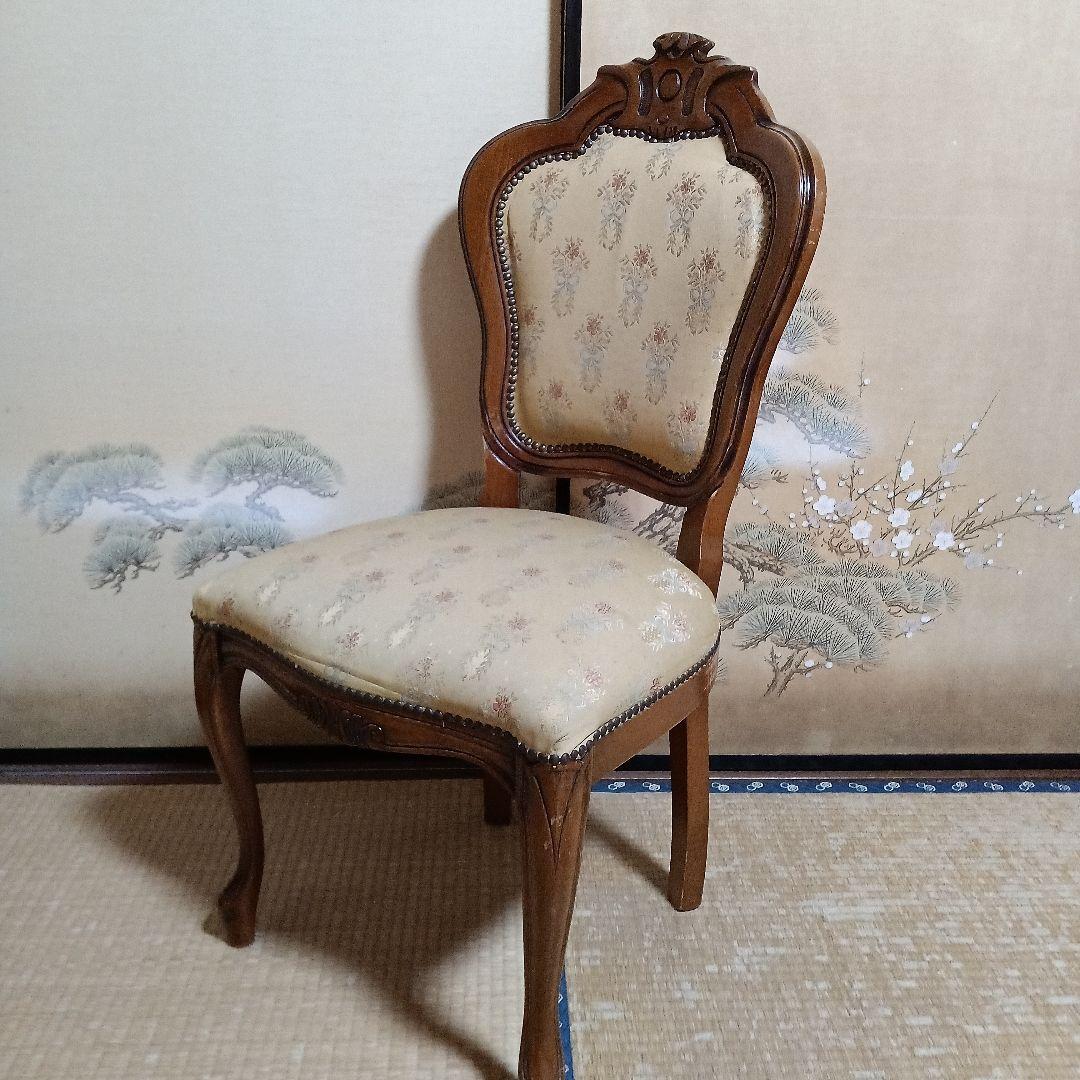 ヨーロッパクラシックスタイル 木製椅子 アンティークチェア