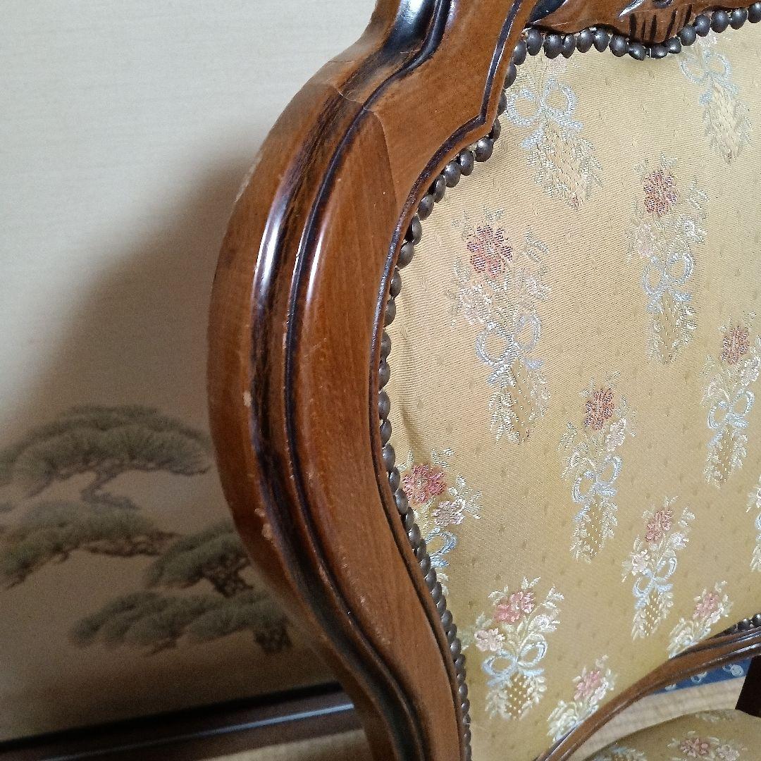 ヨーロッパクラシックスタイル 木製椅子 アンティークチェア