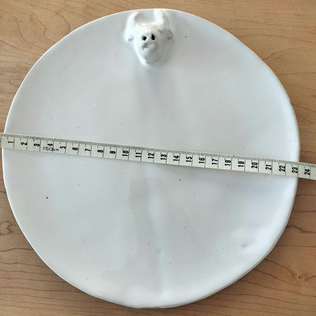 【未使用品】（約23cm）birbira 　ビルビラ　 ushi 牛　プレート