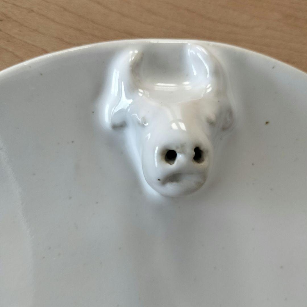 【未使用品】（約23cm）birbira 　ビルビラ　 ushi 牛　プレート