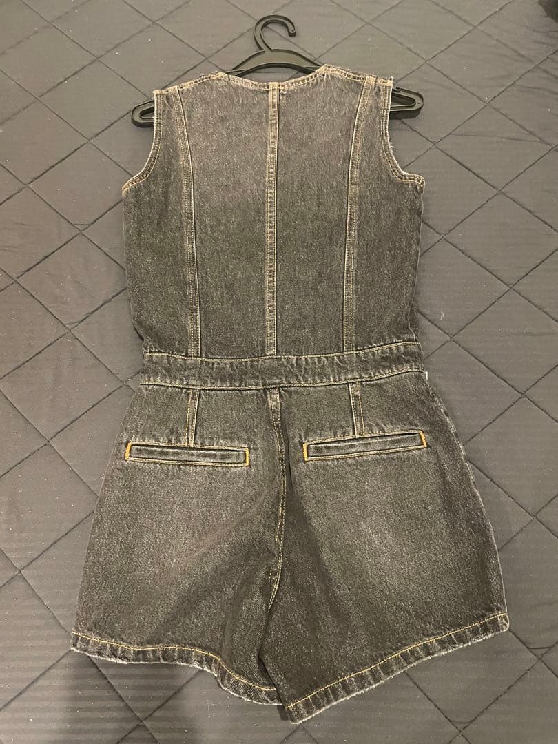 LAGUA GEM POCKET DENIM MINI オールインワンSサイズ