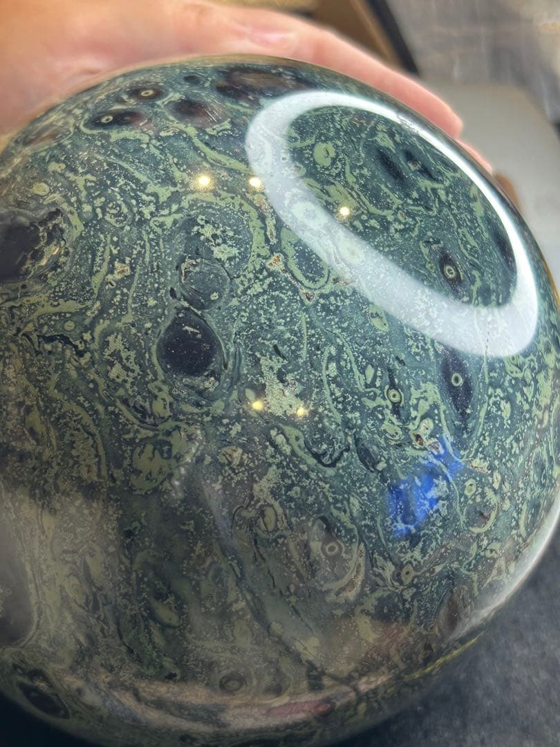 【超…巨大!!】 8.1kgのスフィア マラカイト (孔雀石) スフィア