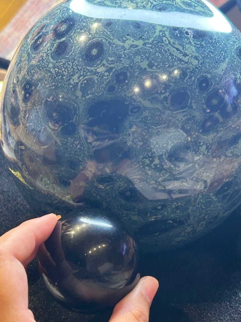 【超…巨大!!】 8.1kgのスフィア マラカイト (孔雀石) スフィア