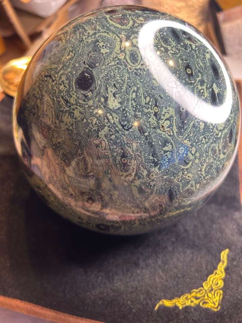 【超…巨大!!】 8.1kgのスフィア マラカイト (孔雀石) スフィア