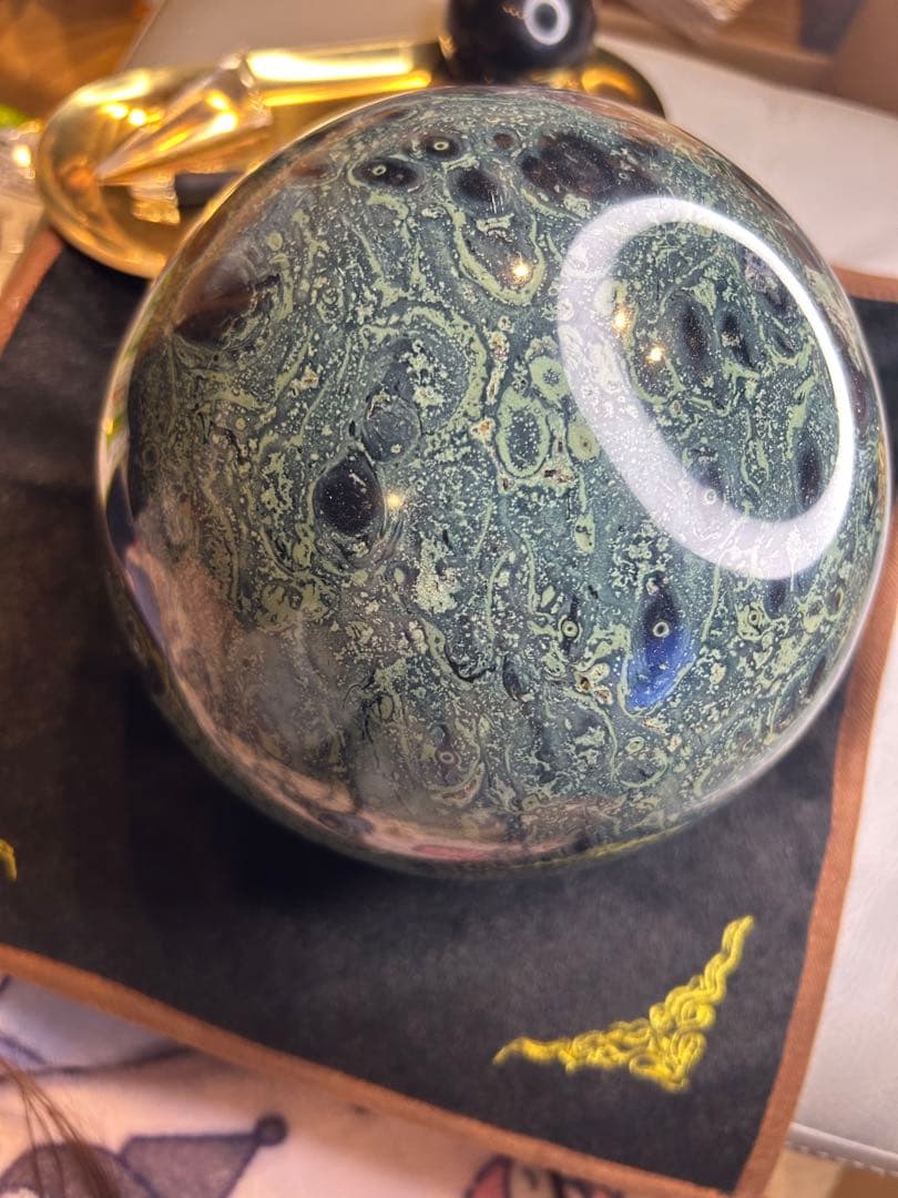 【超…巨大!!】 8.1kgのスフィア マラカイト (孔雀石) スフィア