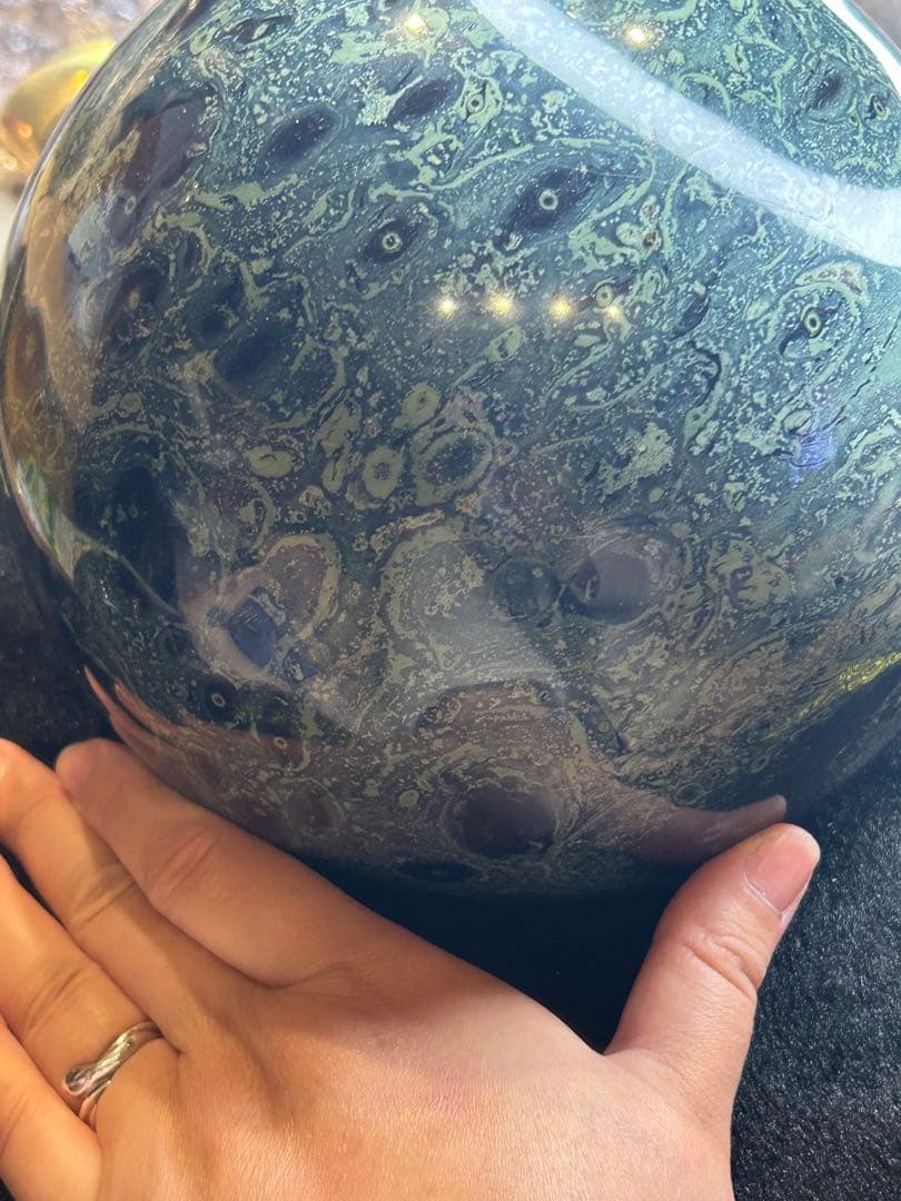 【超…巨大!!】 8.1kgのスフィア マラカイト (孔雀石) スフィア