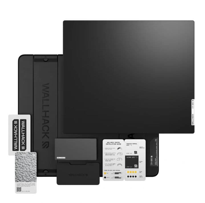 WALLHACK cr-005 ブラック ガラスマウスパッド