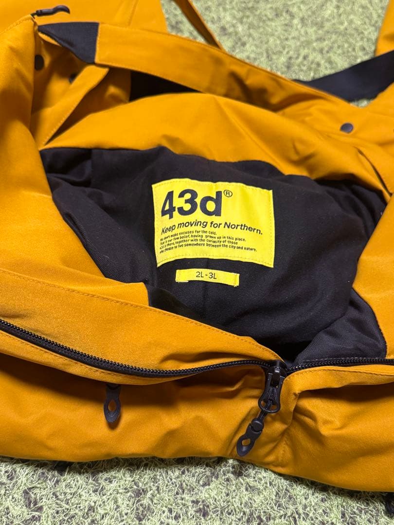 43DEGREES スノーボードウェア ビブパンツ