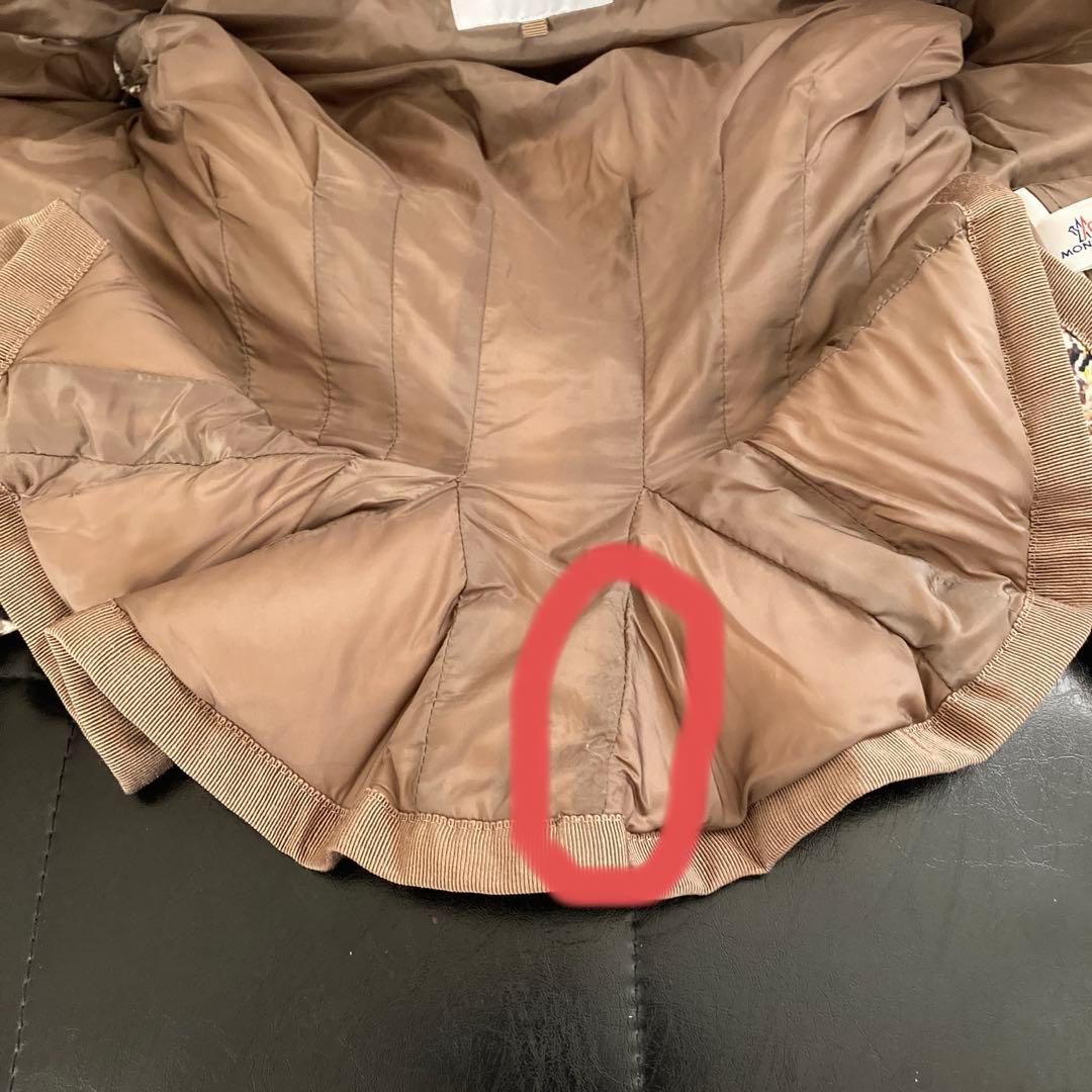 MONCLER チェック柄 ダウンベストレディースM