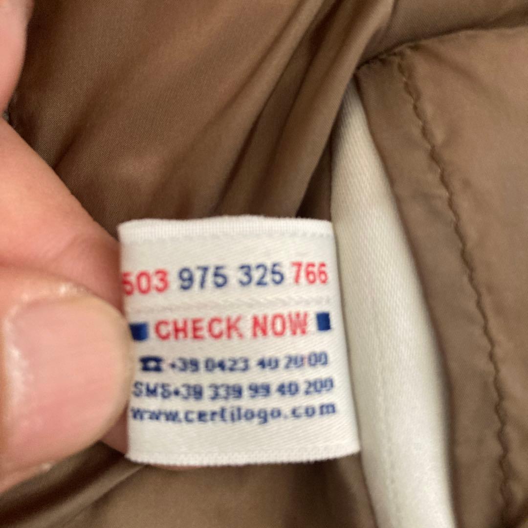 MONCLER チェック柄 ダウンベストレディースM