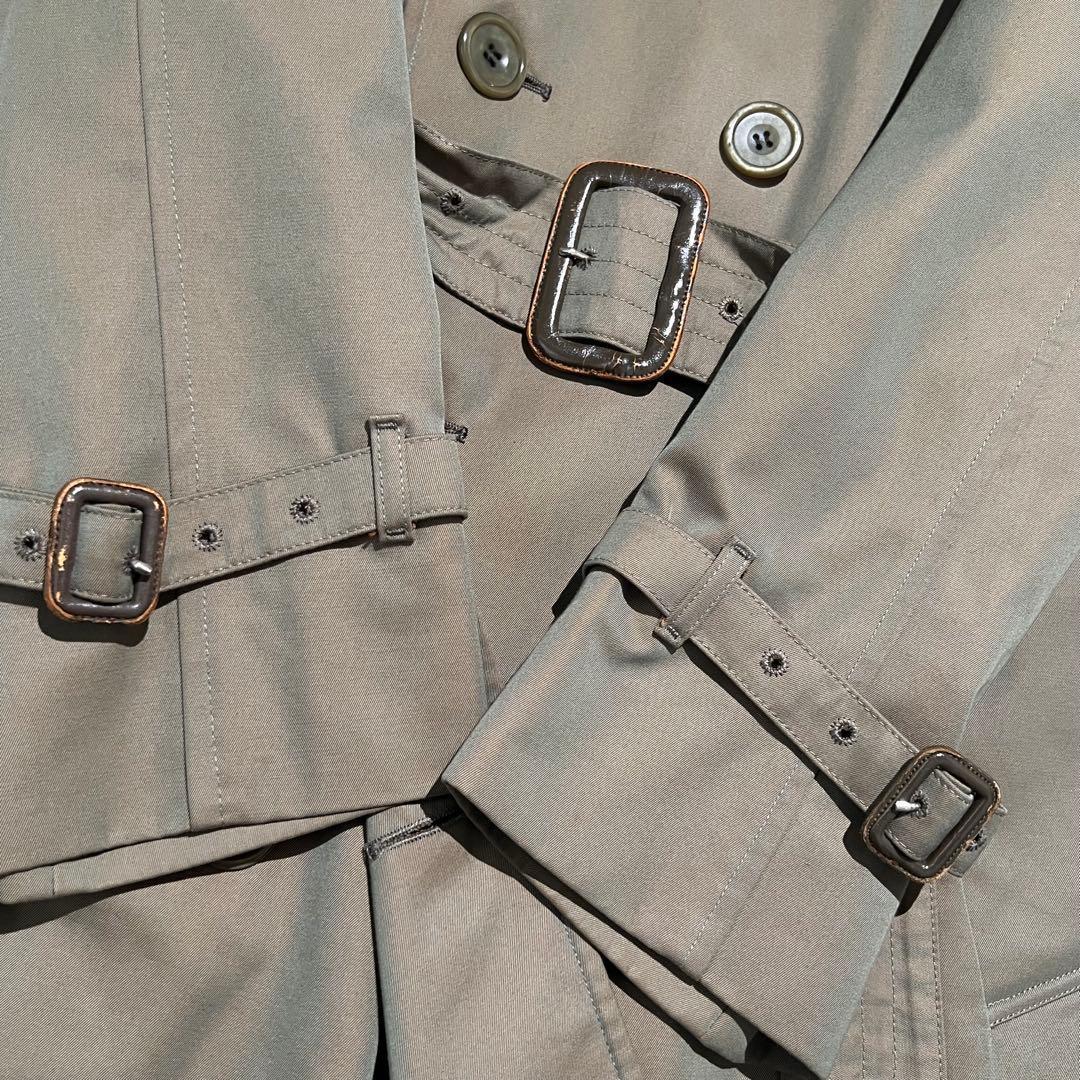 アクアスキュータムUK製 トレンチコート カーキ 玉蟲 AQUA5