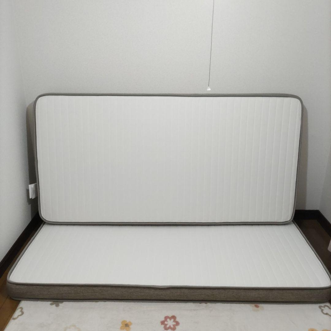 ニトリ　Nスリープ シングル スプリングマットレス ベージュ系