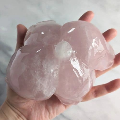 ✧ローズクォーツ ビッグローズ 薔薇 【B】✧