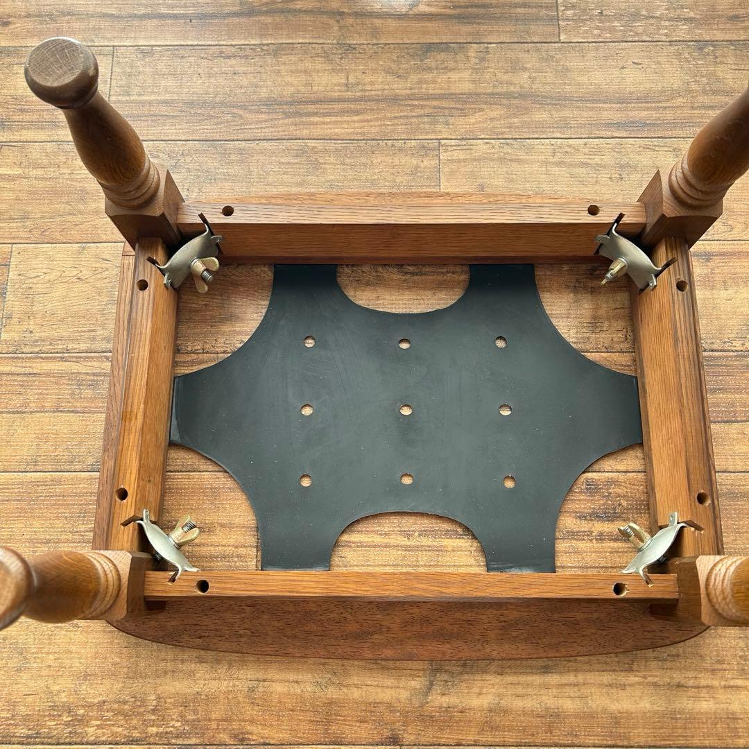 飛驒産業　キツツキ　オットマンスツール　ベルベット　グリーン