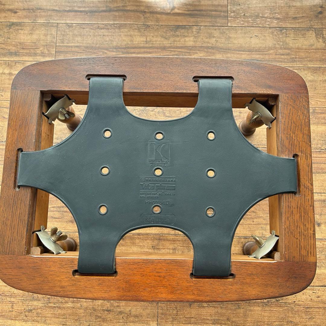 飛驒産業　キツツキ　オットマンスツール　ベルベット　グリーン