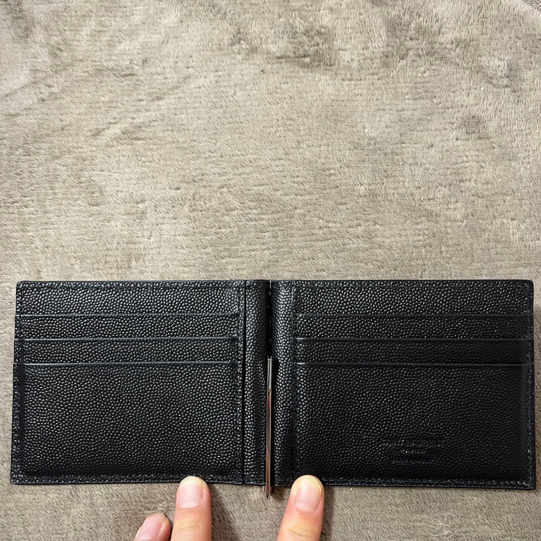 美品SAINT LAURENT ブラック マネークリップ