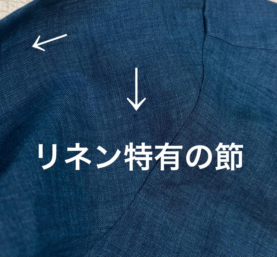 超美品MARIA SANTANGELOリネン100%プルオーバーシャツ イタリア